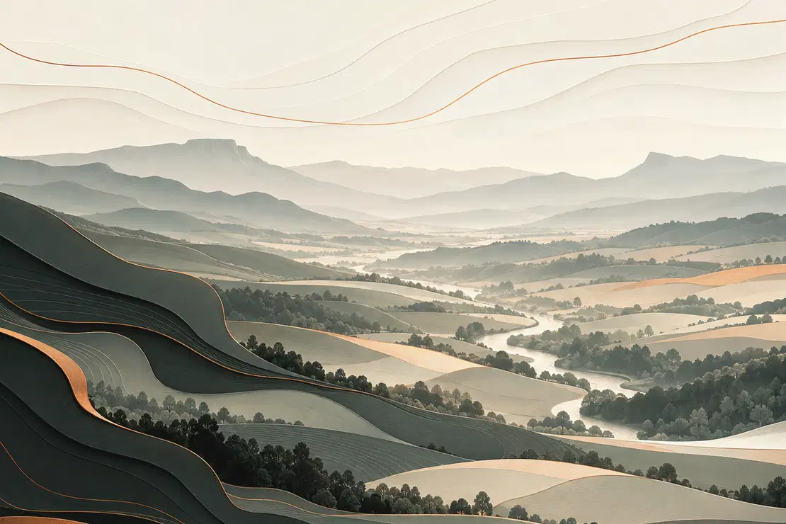 Illustration paysagère pour les services web de DMSite dans le secteur d’Auzers