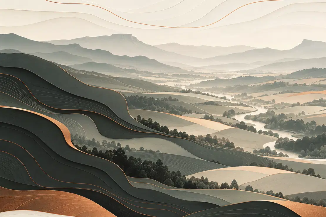Illustration paysagère pour les services web de DMSite dans le secteur de Montchamp