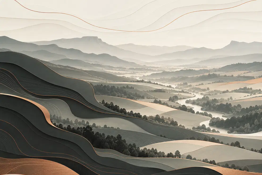 Illustration paysagère pour les services web de DMSite dans le secteur de Montgreleix