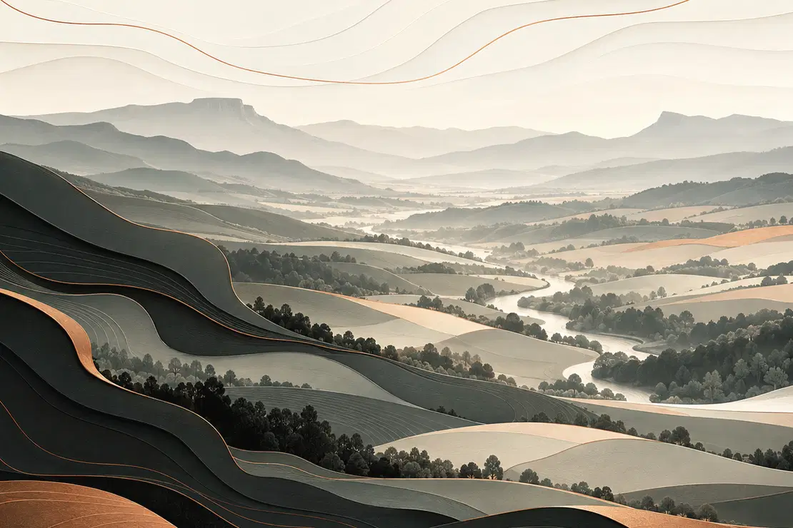 Illustration paysagère pour les services web de DMSite dans le secteur de Ruynes-en-Margeride