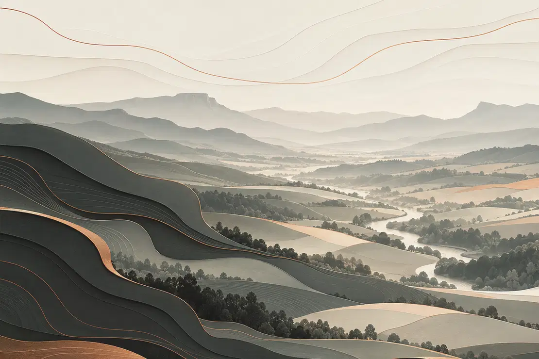 Illustration paysagère pour les services web de DMSite dans le secteur de Saint-Amandin