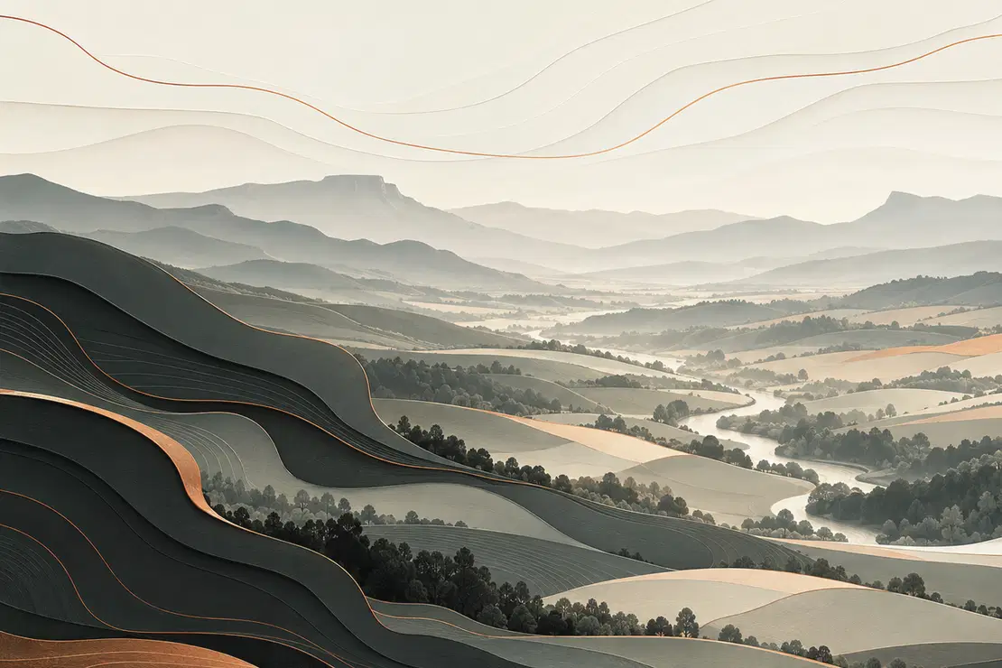 Illustration paysagère pour les services web de DMSite dans le secteur de Saint-Hippolyte