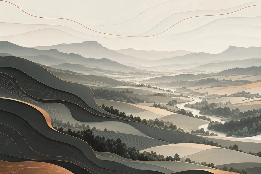 Illustration paysagère pour les services web de DMSite dans le secteur de Sainte-Anastasie