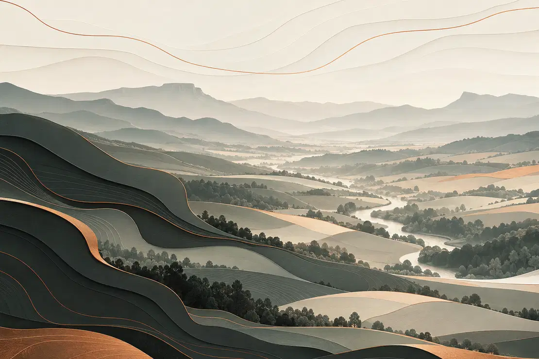 Illustration paysagère pour les services web de DMSite dans le secteur de Vitrac