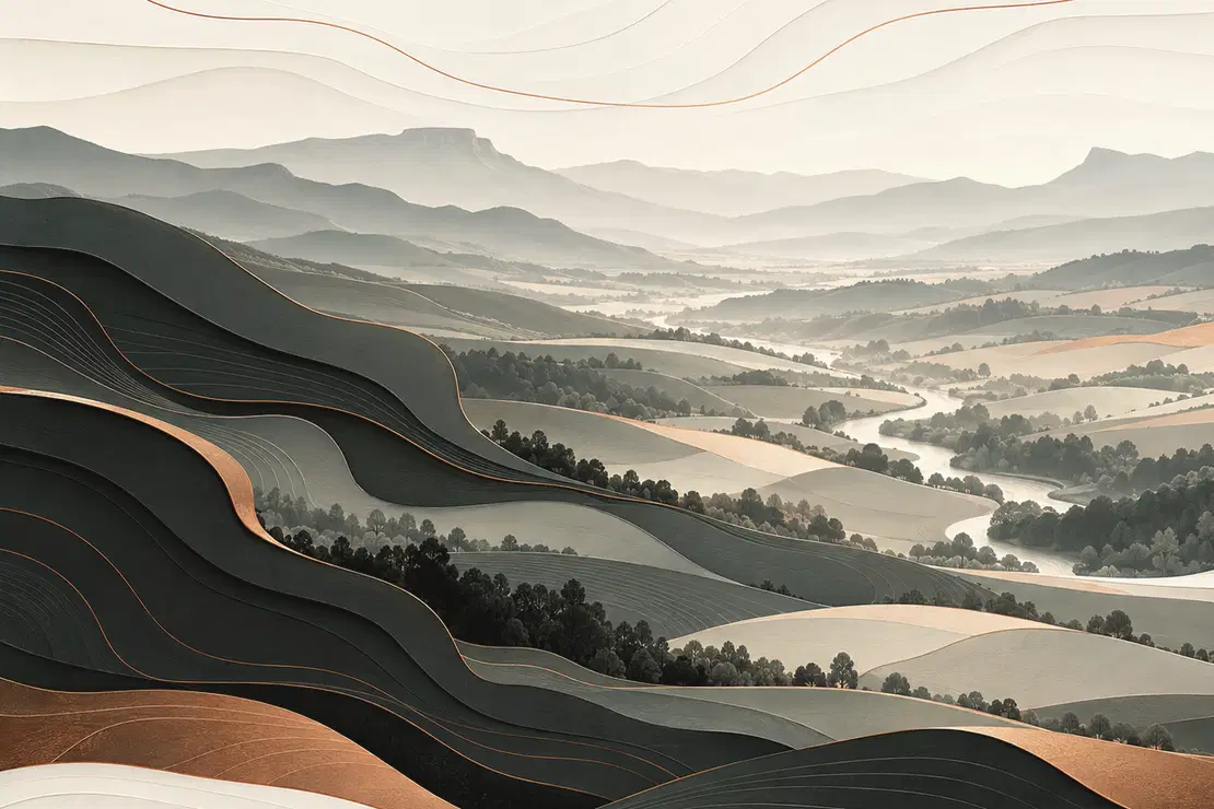 Illustration paysagère pour les services web de DMSite dans le secteur de Védrines-Saint-Loup